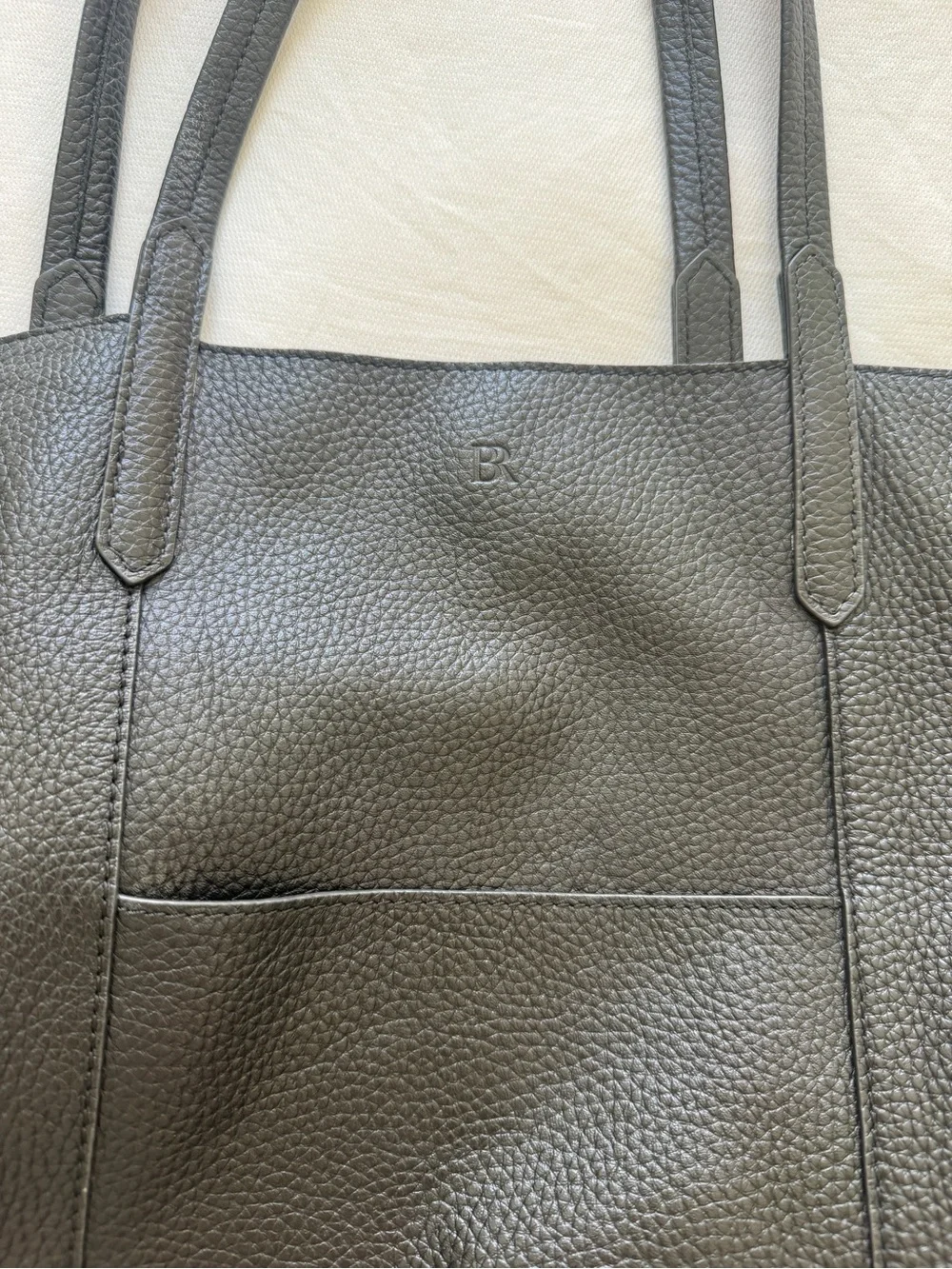 Banana Republic Black Leather Tote